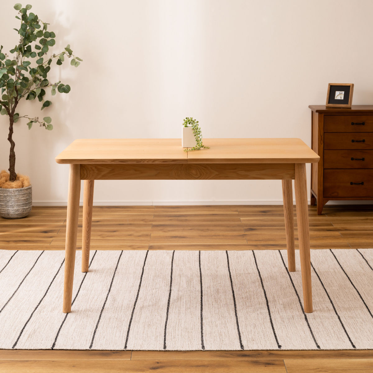 東谷 ダイニングテーブル 幅120〜150cm 伸長式 アッシュ材 （ 2人掛け