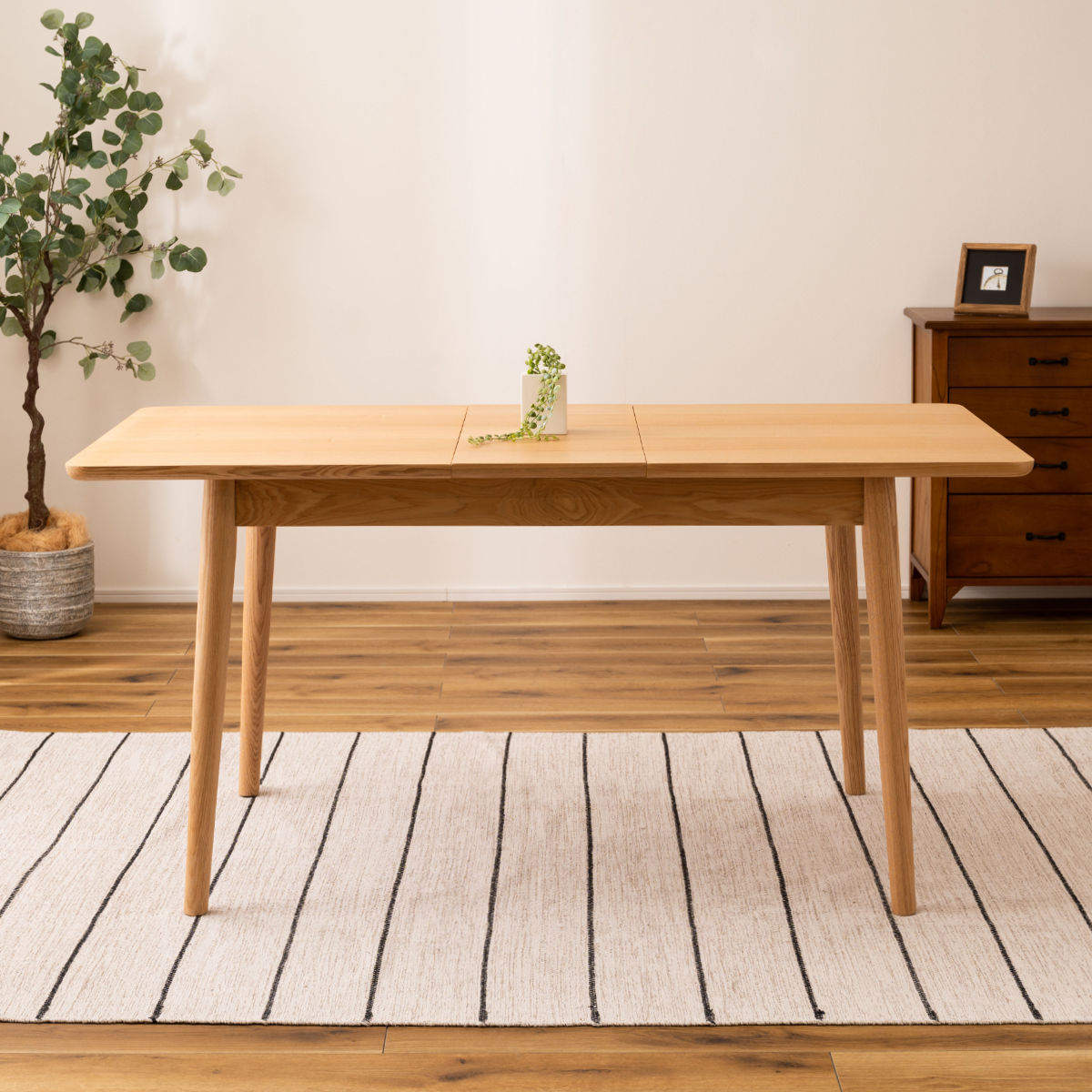 東谷 ダイニングテーブル 幅120〜150cm 伸長式 アッシュ材 （ 2人掛け