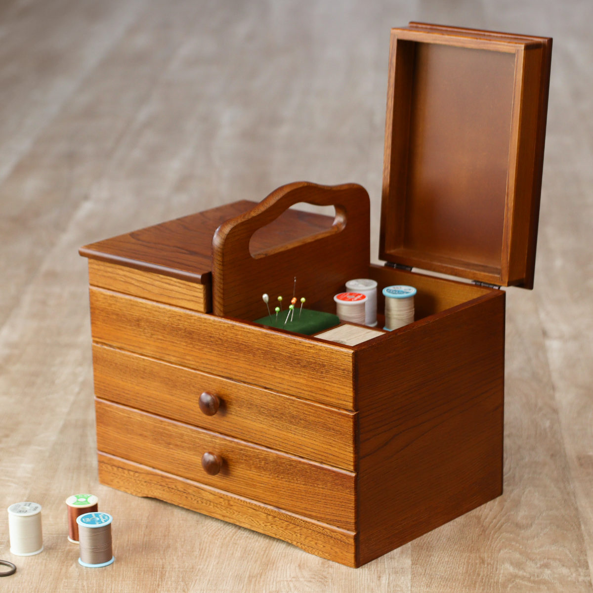 ソーイングセット ソーイングボックス木製 裁縫道具」の人気商品一覧