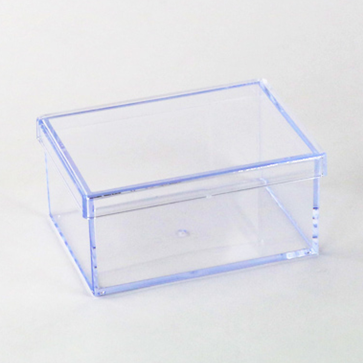 クリアケース フタ付き 幅13×奥行9.4×高さ6cm 小物入れ ふた付き S 深