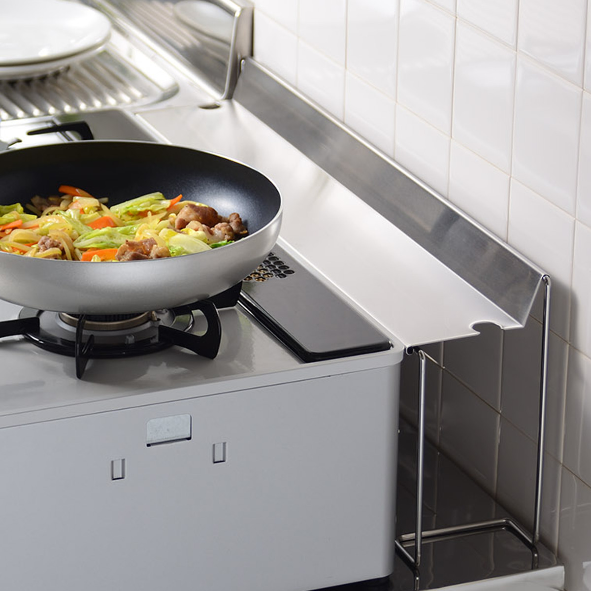 レイエ コンロ奥ラック コンロすきまラック leye 日本製 ステンレス