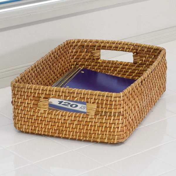 家具ブランド♦️コンパクトサイズ希少ラタン収納♦️ナチュラルブラウン♦️補償付　送料込 276832.jpg