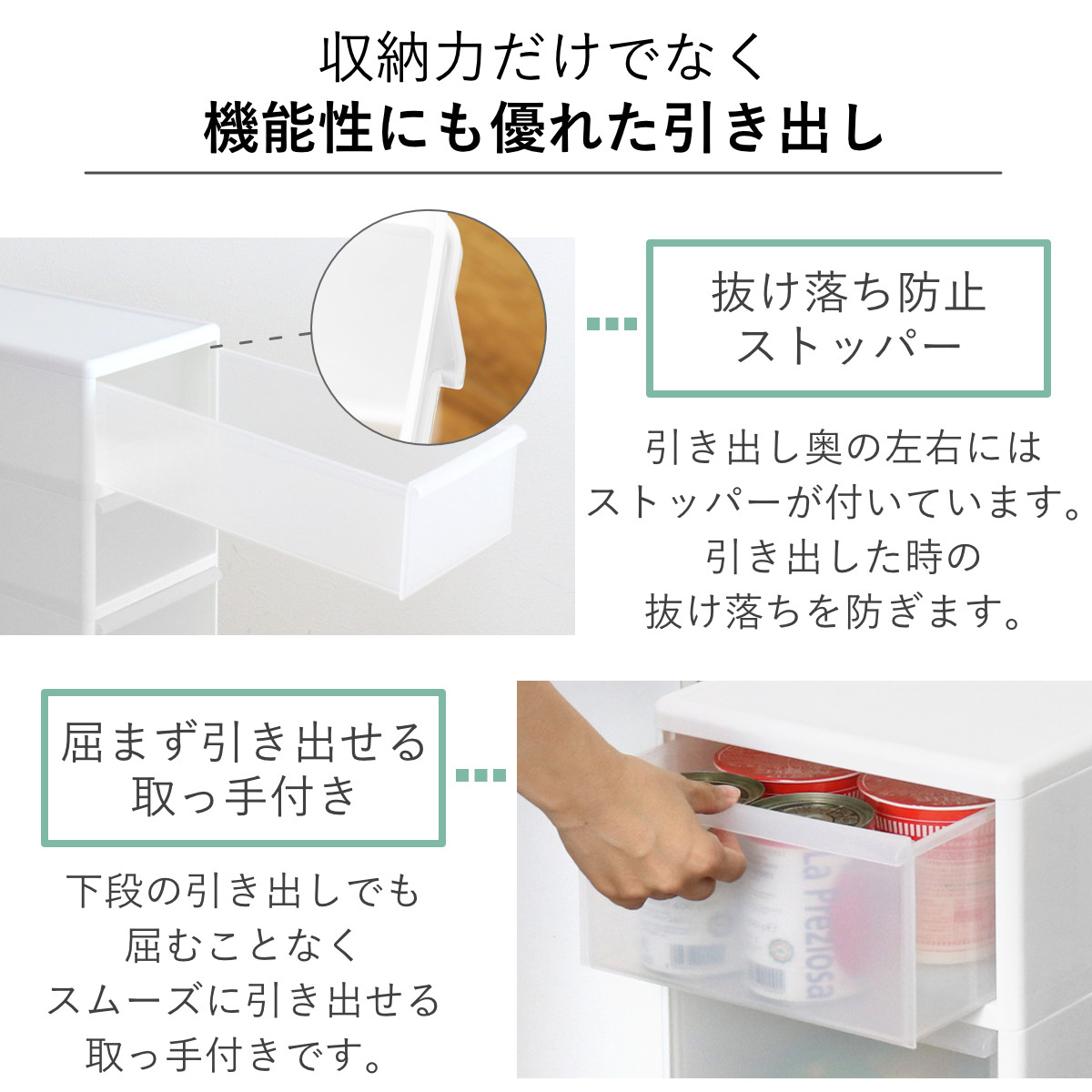 キッチンストッカー 幅25.5cm 5段 アジャスター付 スリムストレージ MS-1301A （ キッチン収納 隙間収納 収納ストッカー スリム ストッカー ）の画像