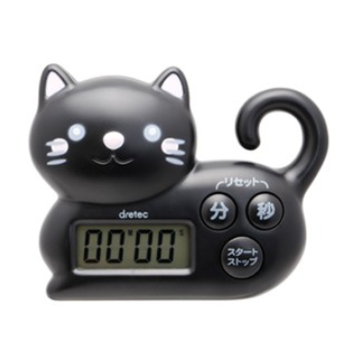 ドリテック キッチンタイマー マグネット付き ねこタイマー （ DRETEC