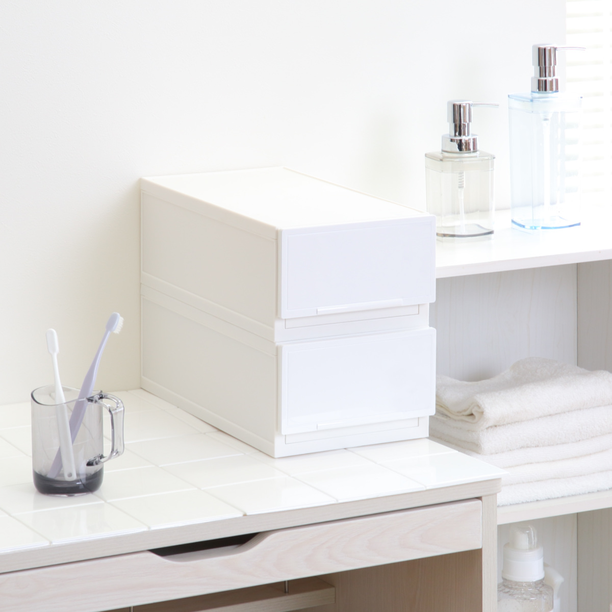 SANKA 収納ケース 幅18.8×奥行35.8×高さ12.6cm 同色3個セット コレクト