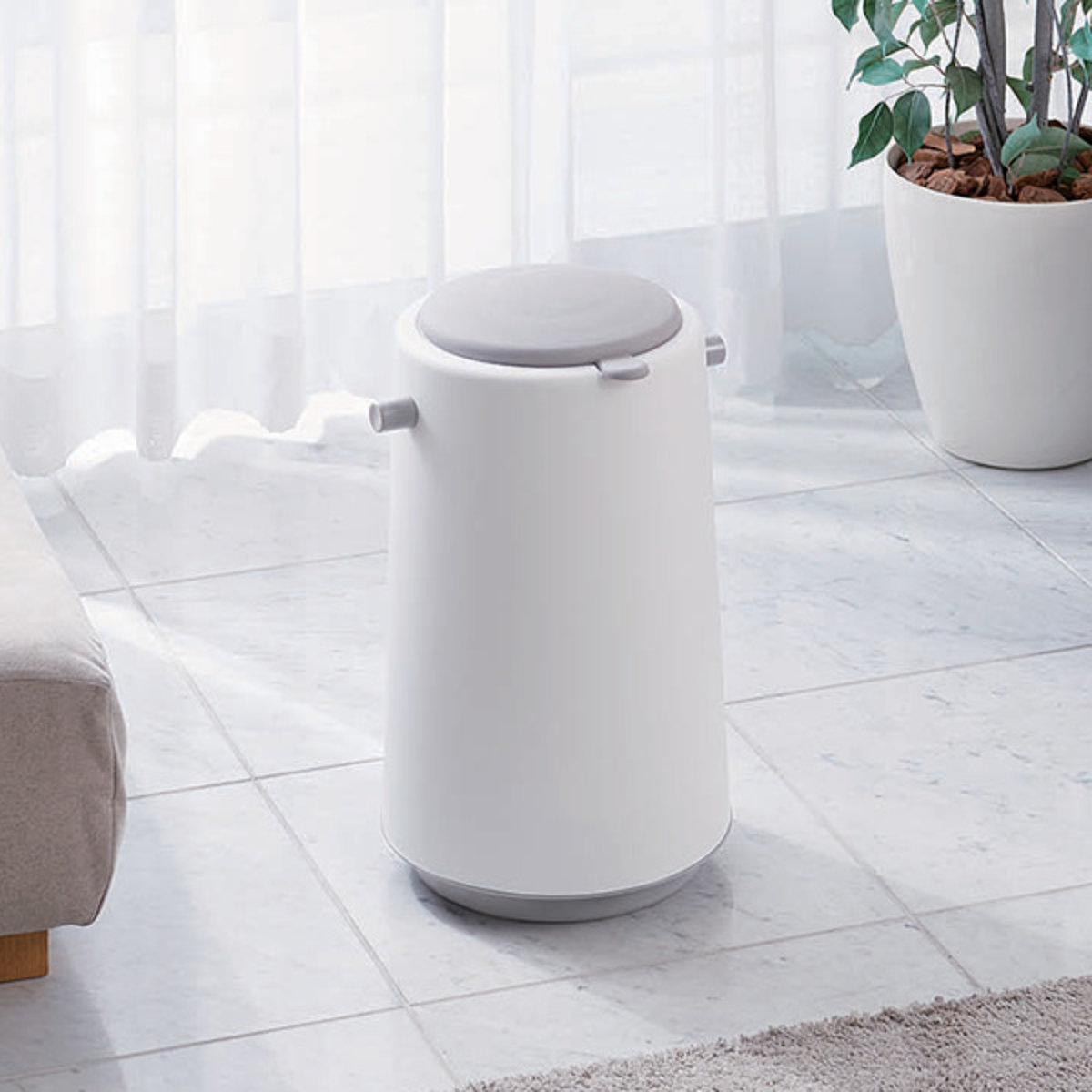 ゴミ箱 密閉 20L 防臭 おむつ ふた付き 臭わない 消臭 パッキン ダイパーポット like-it 日本製 （ ごみ箱 プッシュ おむつペール オムツ 生ゴミ ペット 介護 ）