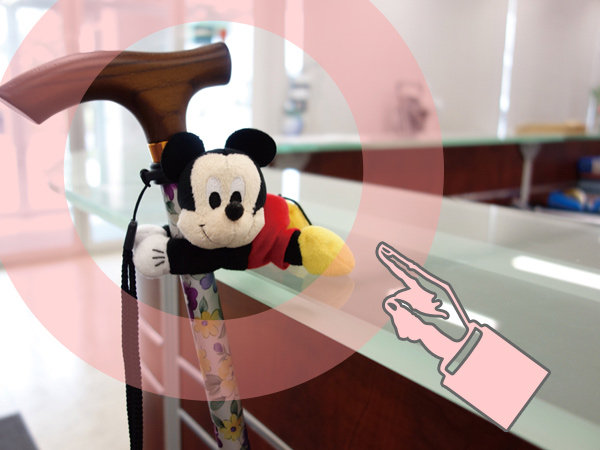 Disney（ディズニー） 杖ホルダー おでかけマスコット ミッキーマウス