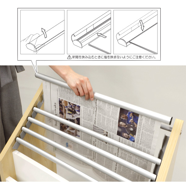 法人限定） 木製新聞掛け 新聞掛け マガジンラック 木製 ラック
