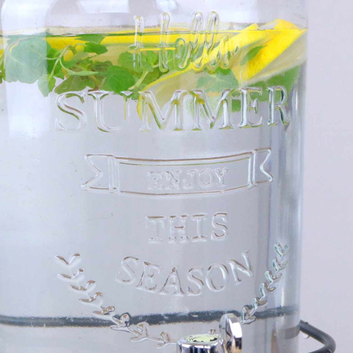 ドリンクサーバー3L スタンド付 ガラス 蛇口付き 6個セット （ 梅酒