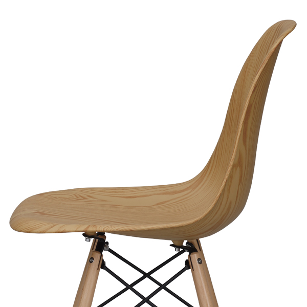 東谷 ダイニングチェア イームズチェア 木目調 座面高45cm （ 椅子