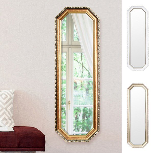 ウォールミラー 壁掛けミラー クラシック調 高さ120cm （ 壁掛け  