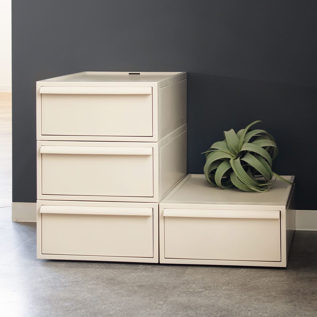 Like-it（ライクイット） 特典付き 収納ケース 同色4個セット 引き出し