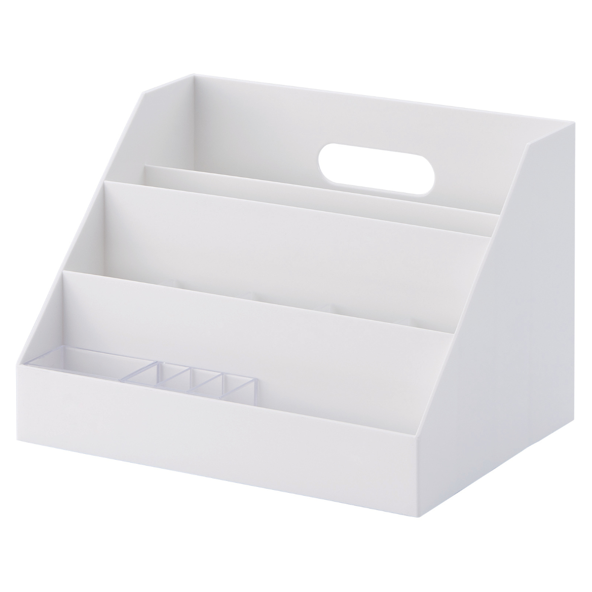 吉川国工業所 卓上整理ボックス A4 縦 モノトーン MX-02 （ 収納 小物