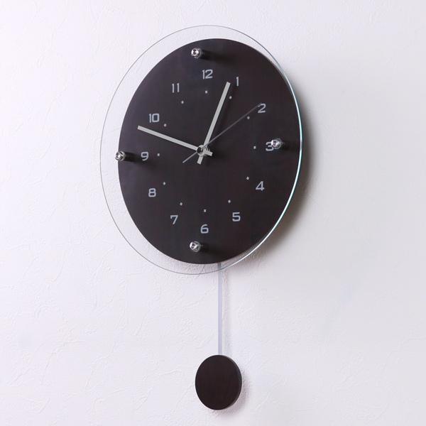 掛け時計 電波時計 アンティール 振り子時計 北欧 壁掛け 時計 （ アナログ 電波 壁掛け時計 ）｜interior-palette｜02