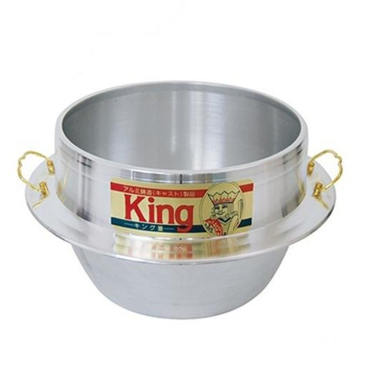 ご飯釜 キング カン付き 36cm 5升2合炊き 直火専用 （ 直火対応 ご飯鍋 ご飯釜 ）