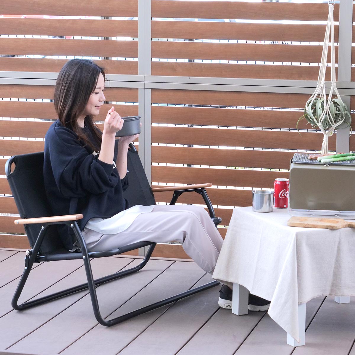 CAPTAIN STAG（キャプテンスタッグ） アウトドアチェア 折りたたみ