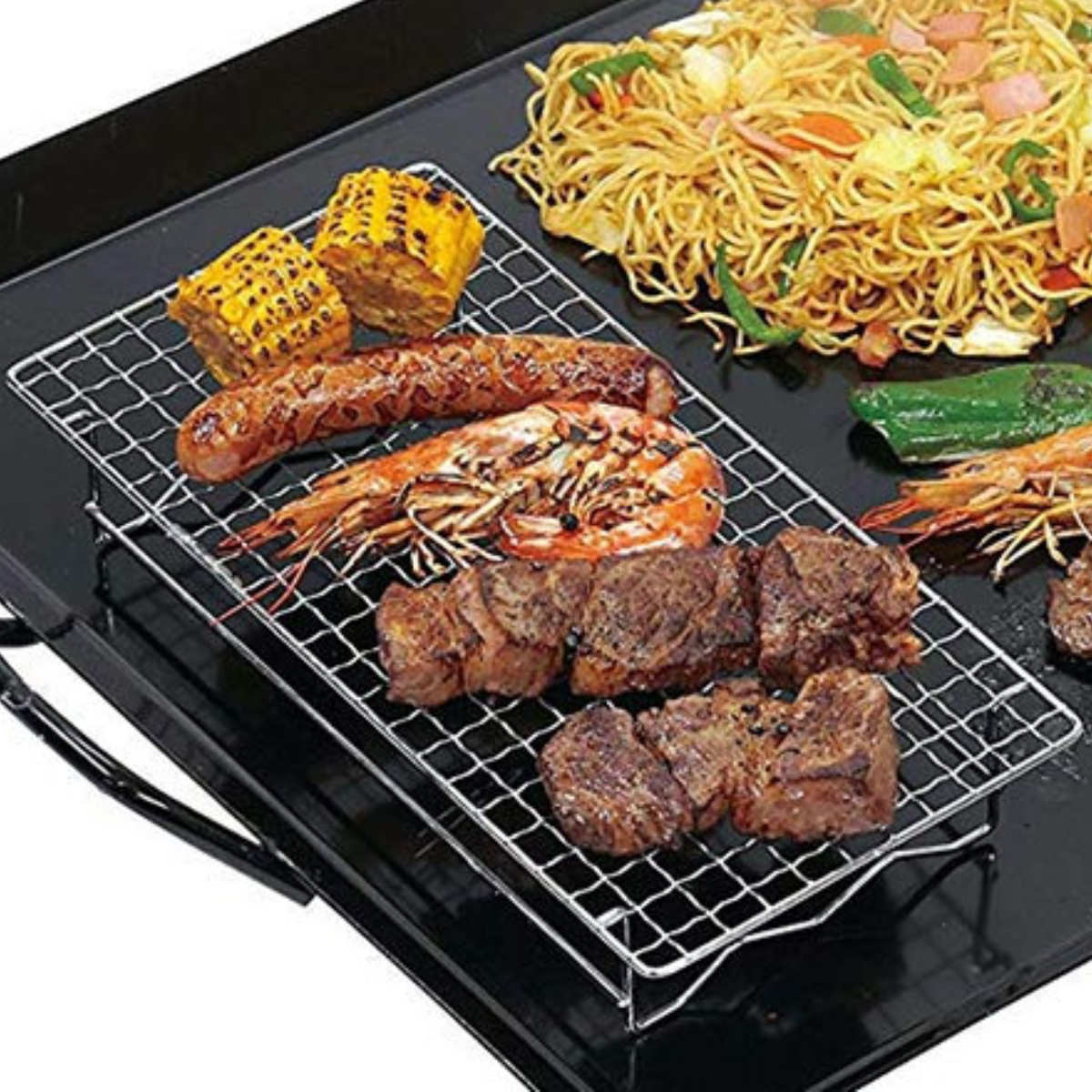 CAPTAIN STAG（キャプテンスタッグ） 焼き網 串焼き&焼き過ぎ防止アミ