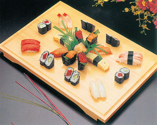 盛込台 木製 尺5 桧 ひのき 皿 食器 刺身 お造り 食器 盛り皿 （ お皿 大漁盛り 器 うつわ 和食器 寿司 盛る 魚 ）_1
