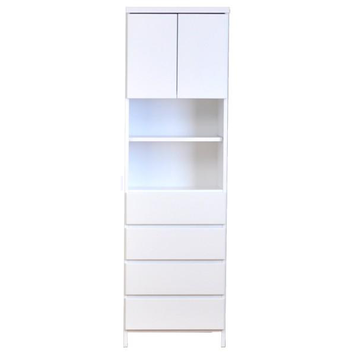 すき間収納 引出し 4段 ランドリーチェスト 日本製 約幅55cm （ タンス 衣類収納 引き出し 整理タンス チェスト 完成品 ）