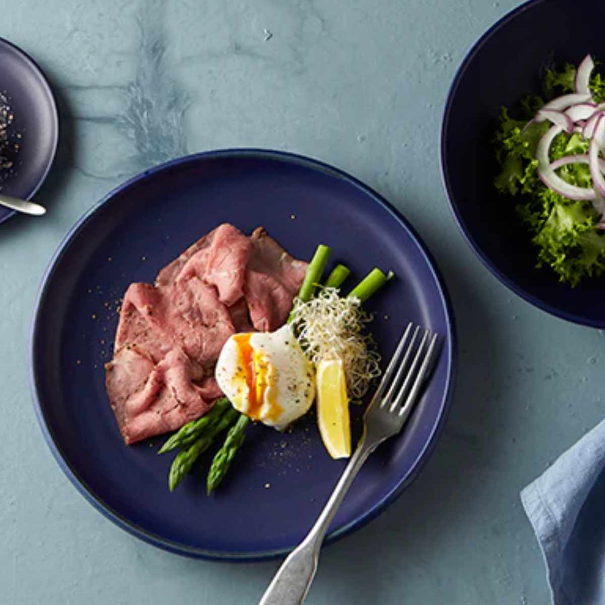 プレート 24cm Blueシリーズ 陶器 食器 笠間焼 日本製 （ お皿 皿 ワン