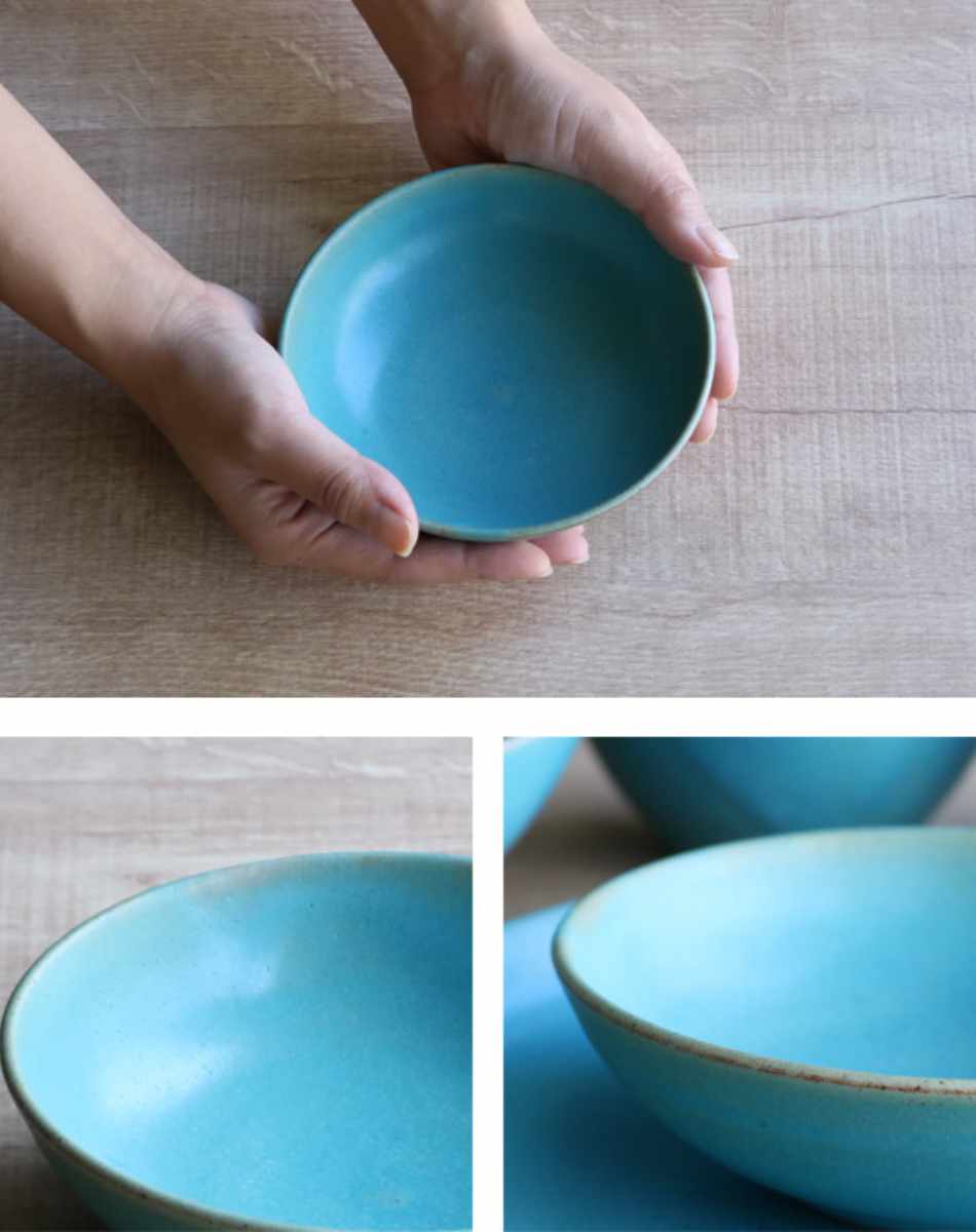 ボウル 14cm Blueシリーズ 陶器 食器 笠間焼 日本製 （ 皿 小鉢 小皿