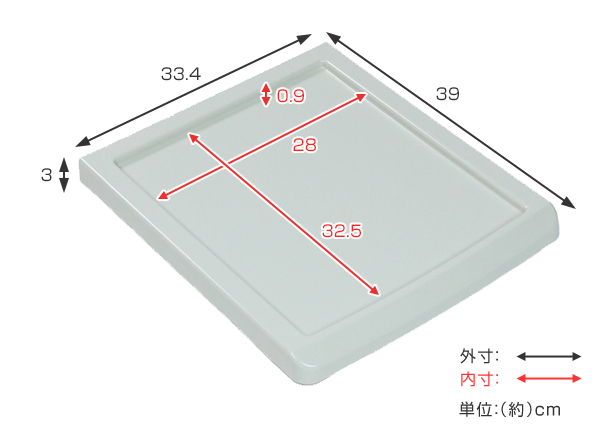 天板 B4 スタックチェスト用天板 ( 書類 ...の詳細画像2