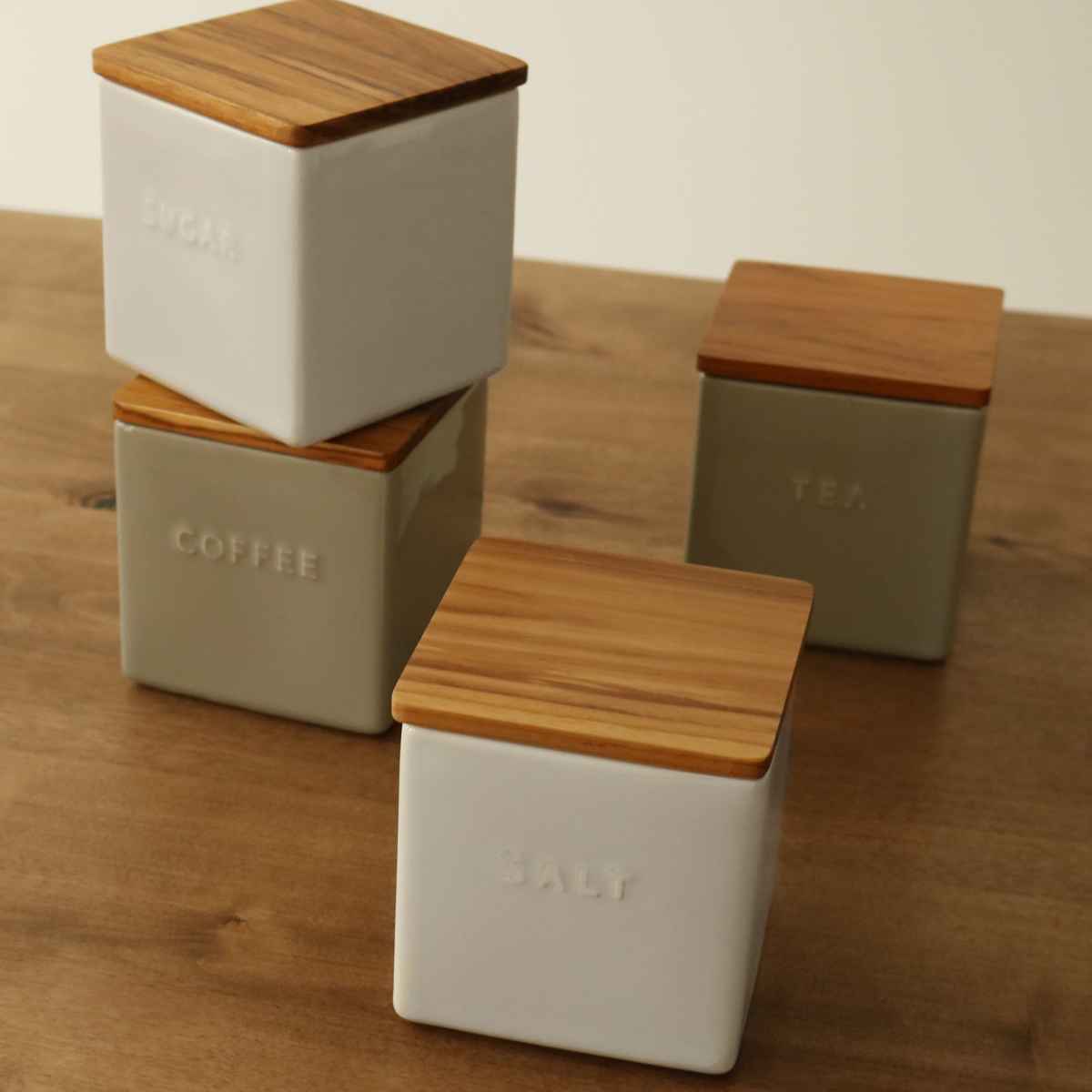 LOLO（ロロ） 保存容器 500ml ソルト シュガー コーヒー ティー 白磁製