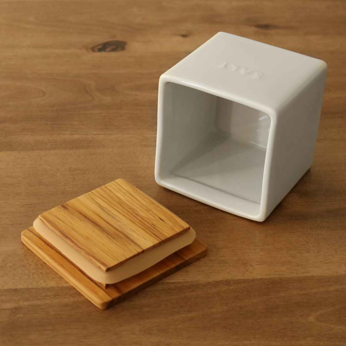 LOLO（ロロ） 保存容器 500ml ソルト シュガー コーヒー ティー 白磁製