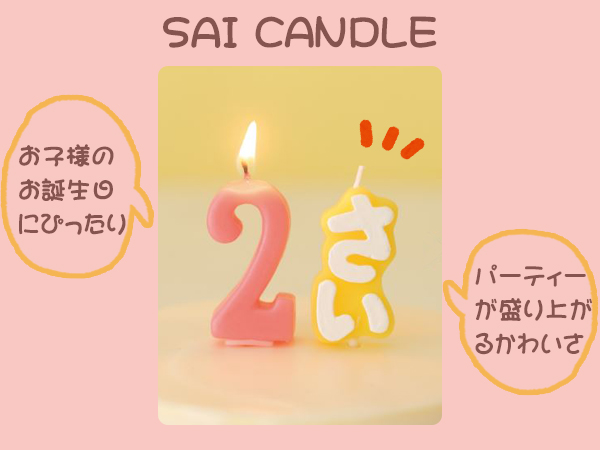 誕生日 キャンドル バースデーキャンドル さい...の詳細画像1