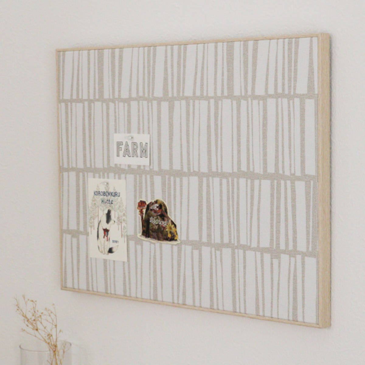 マグネットボード 壁掛け ファブリックパネル 60.4×60.4cm ファブリックマグネットボード （ ボード マグネット パネル 掲示板 ）
