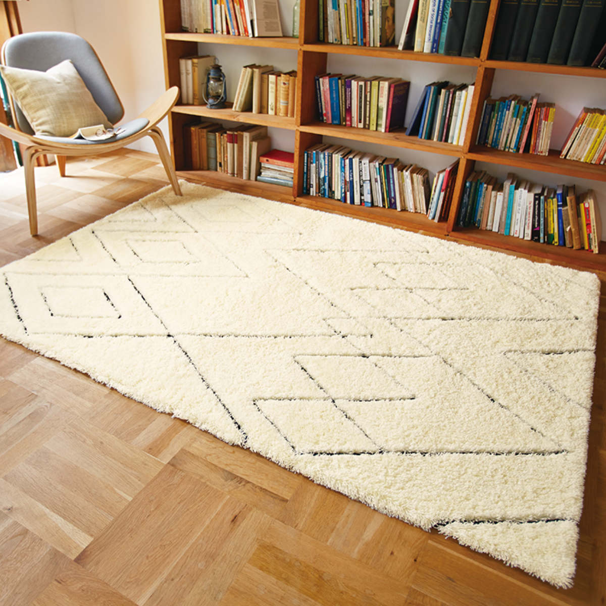 東リ（TOLI） ラグ 140×200 約1.5畳 厚手 防ダニ ホットカーペット対応