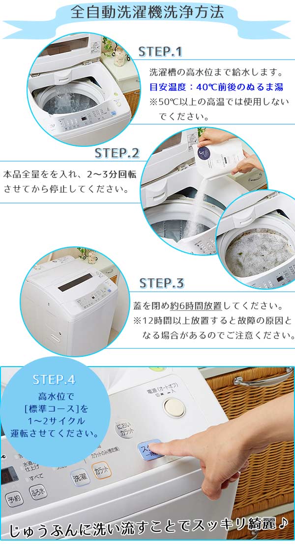 洗濯槽の洗浄剤B 全自動洗濯機用 300g クラフトマンシップ 木村石鹸