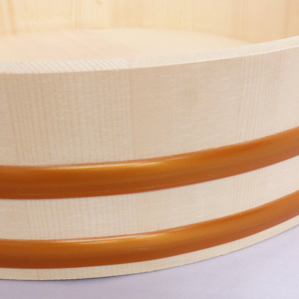 ★木製★ 寿司桶★ 飯台 ★寿司道具★直径５５センチ 市原木工所 寿司桶 すし桶 36cm 5合用 木製 （ 木製飯台 おひつ 飯切