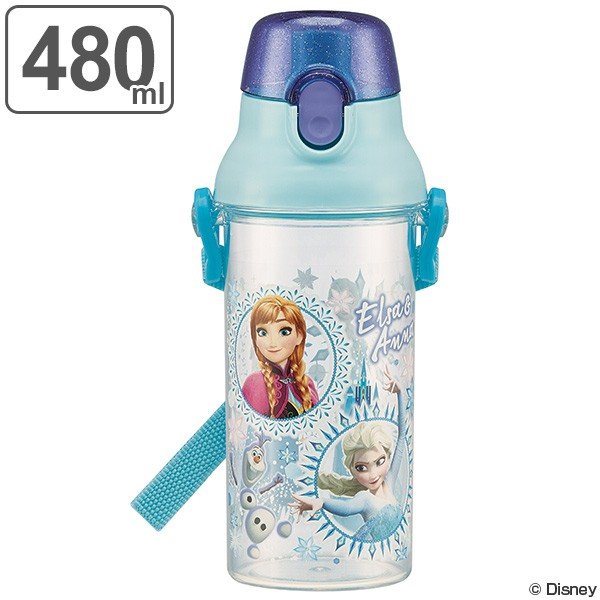 スケーター 水筒 アナと雪の女王 直飲み プラスチック 480ml 子供