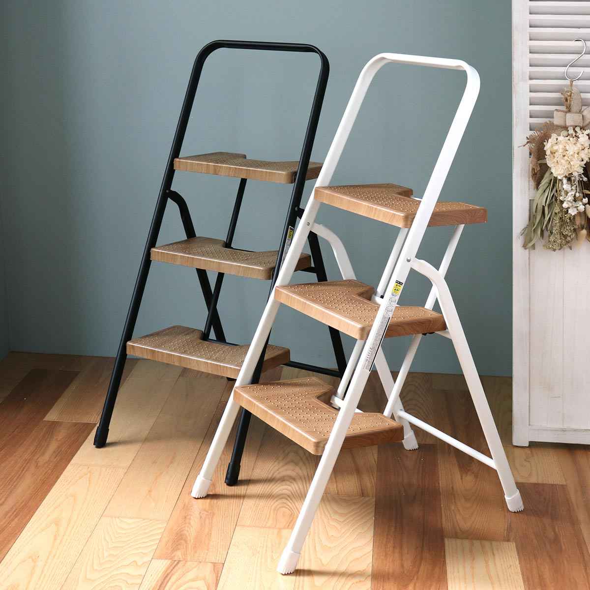 CB JAPAN（シービージャパン） 脚立 3段 折りたたみ おしゃれ 軽量