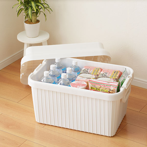 SANKA 収納ボックス 座れる 幅58.5×奥行39×高さ38cm ベリアスボード M