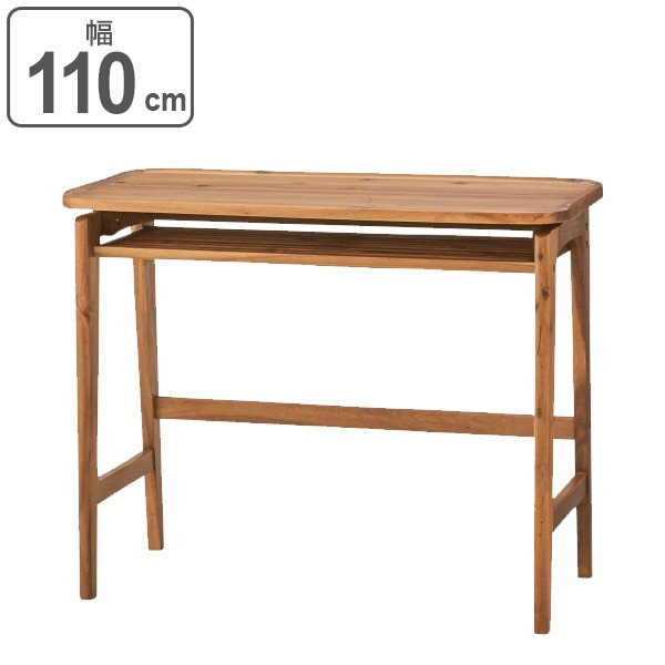 テーブルデスク 幅90cm 天然木 木製 （ ワークデスク テーブルデスク 