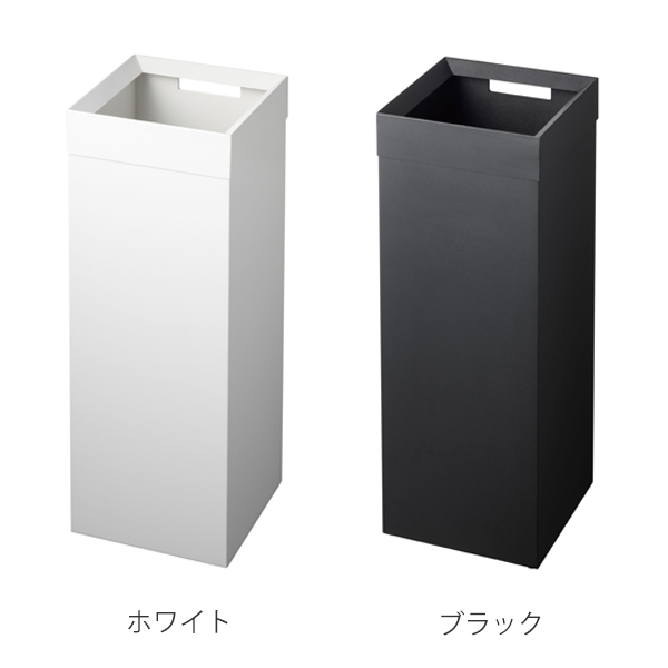 Pouvelle ホワイト ごみ箱 長方形 tower 山崎実業 トラッシュカン タワー 角型ロング （ 4903208044882