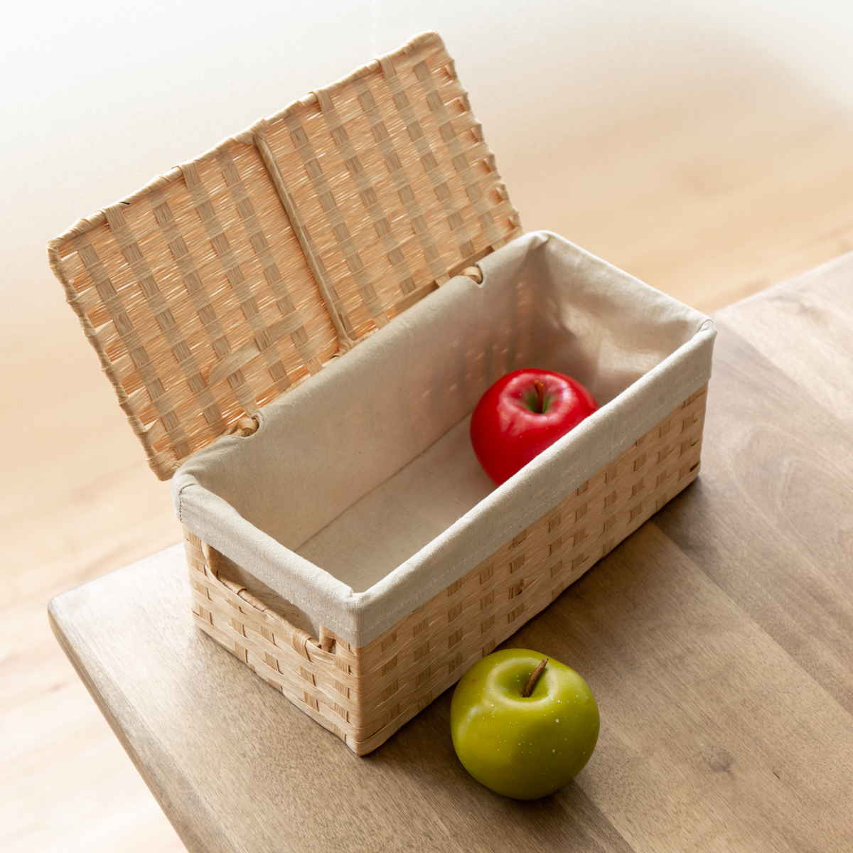 収納 バスケット ペーパーバスケット ふた付き...の詳細画像4