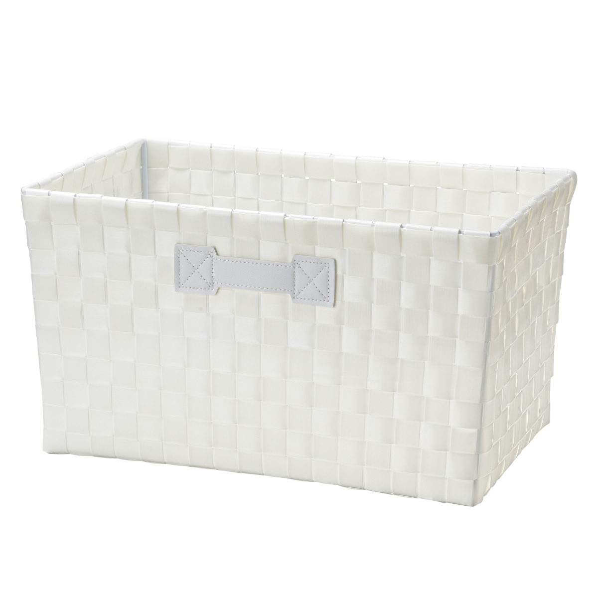 ちどり産業 バスケット PEバスケット 幅36×奥行26×高さ20cm 収納かご