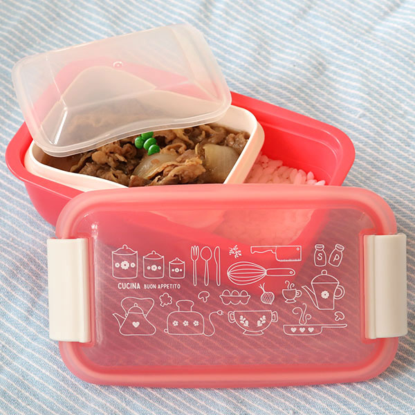 弁当箱 1段 2段 2way クチーナ セパレ...の詳細画像4