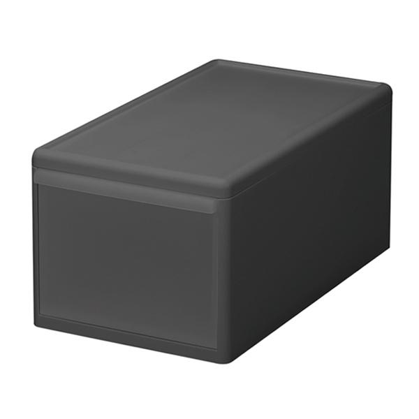 収納ケース ミディ M 幅26×奥行47×高さ22cm 引き出し 収納 同色4個セット （ 収納ボックス 衣装 ケース 日本製 クローゼット収納 隙間収納 プラスチック ）_2