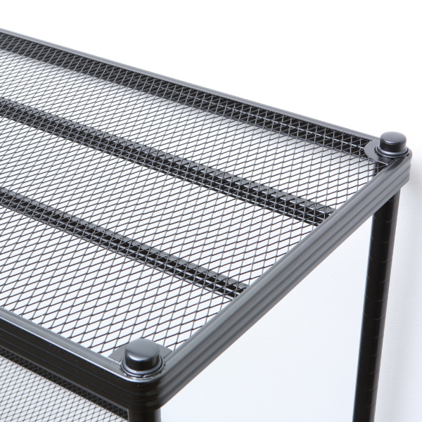 在庫限り・入荷無し）スチールラック 4段 メタルメッシュラック 幅90cm