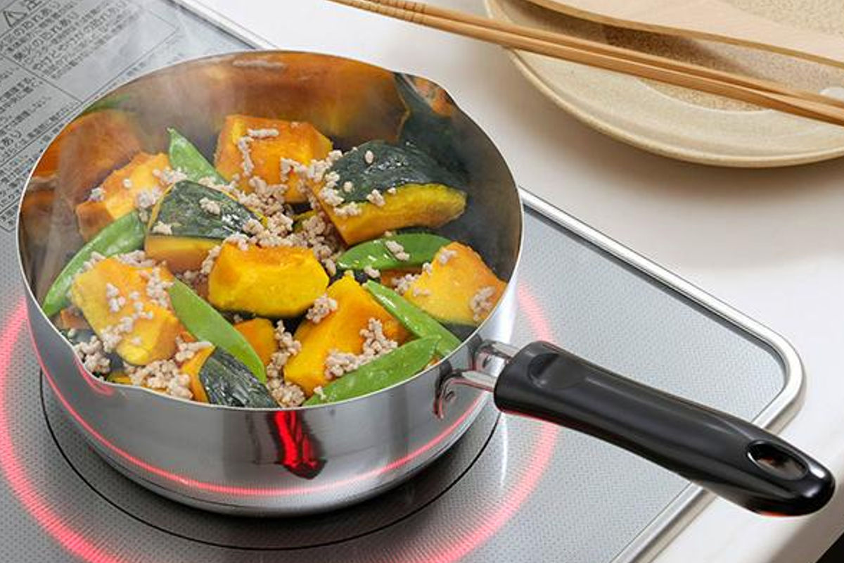 下村企販 雪平鍋 20cm 日本製ゆきひら鍋 TSUBAME 目盛り付き