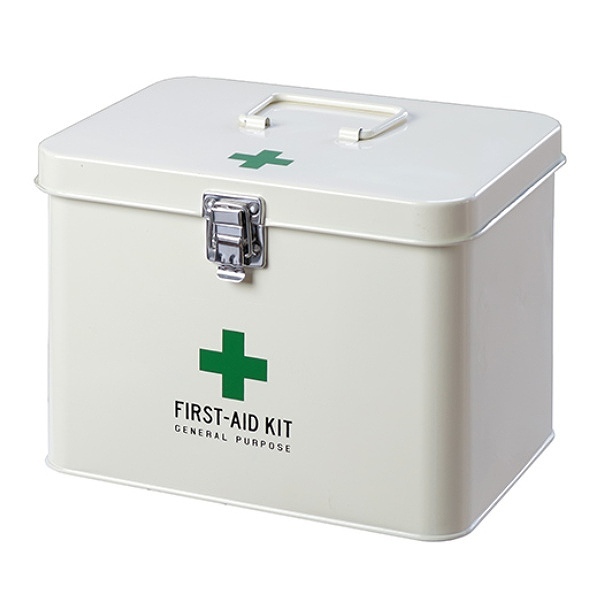 救急箱 収納ボックス Mサイズ 薬 2段 メディコ ファーストエイドボックス （ 薬箱 薬入れ 収納ケース ）｜interior-palette｜03