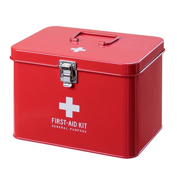 救急箱 収納ボックス Mサイズ 薬 2段 メディコ ファーストエイドボックス （ 薬箱 薬入れ 収納ケース ）｜interior-palette｜05