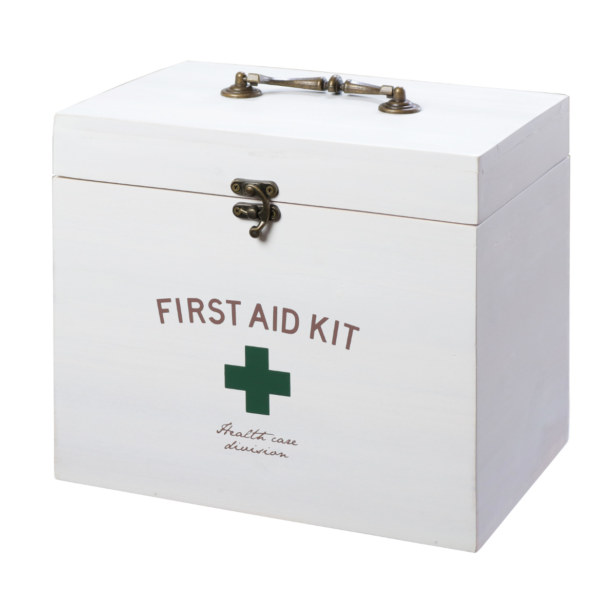 救急箱 収納ボックス Lサイズ 薬 2段 木製 ファーストエイドボックス （ 薬箱 薬入れ 収納ケース ）｜interior-palette｜03