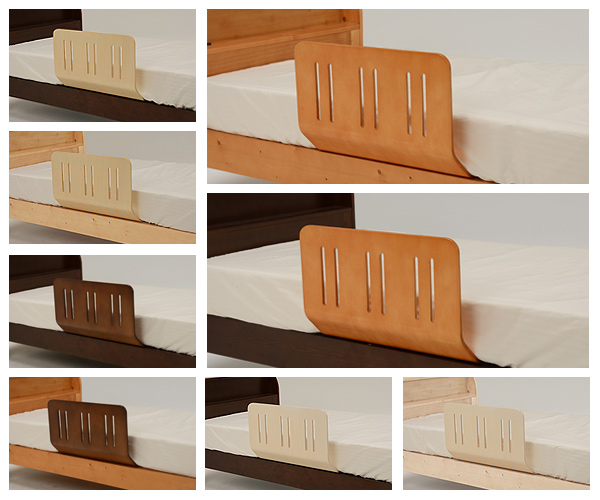 ベッドガード 曲げ木 プライウッド 幅60cm （ 木製 ベッド ベットガード ベッド フェンス ） | HAGiHARA | 03