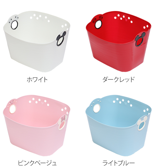 Disney（ディズニー） 収納ボックス ミッキー ミニー やわらかバケツ