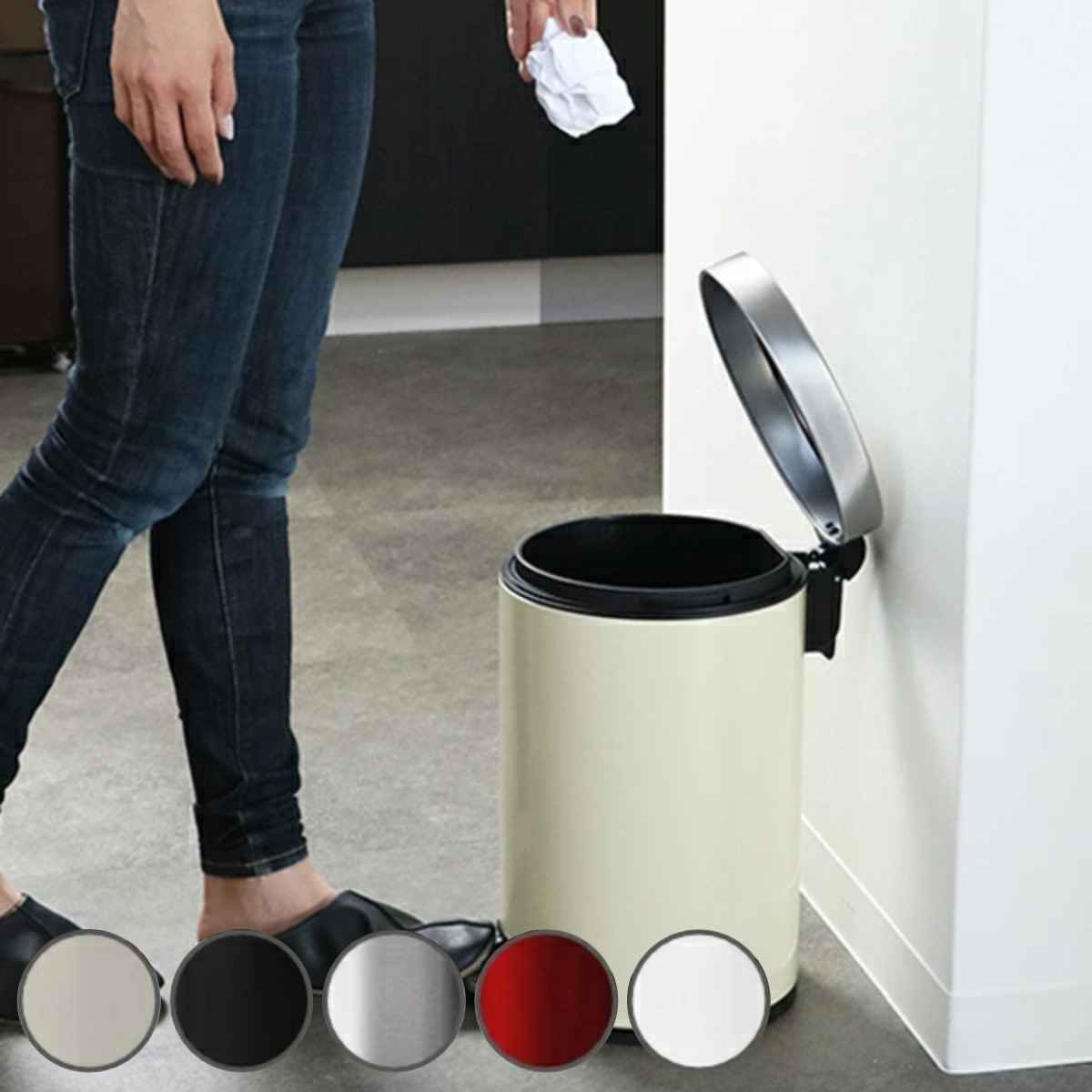 OPUS（オーパス） ゴミ箱 8L JAVA Effie ステンレス ペダル （ ごみ箱